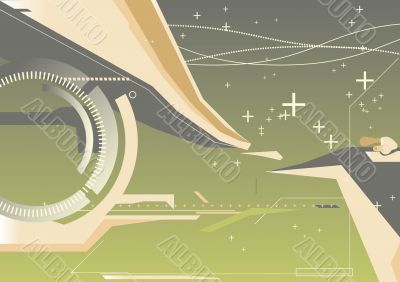 abstract techno background
