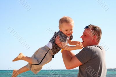 having fun