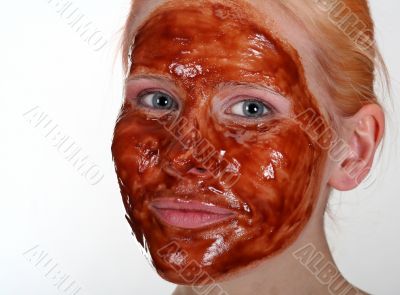 chocolate face mask