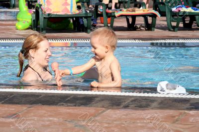 mother and son