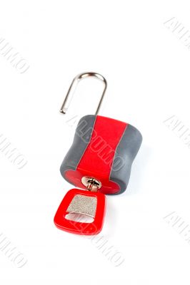 Unlocked padlock