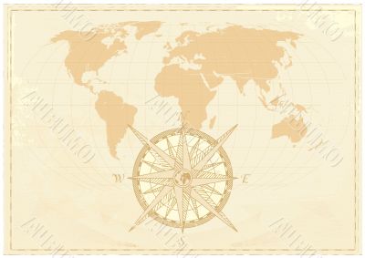 Vintage word map
