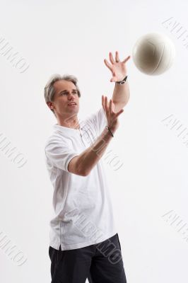 playing ball