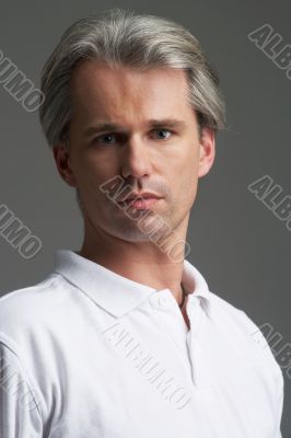 portrait of sporty man