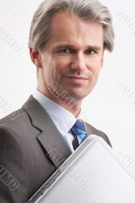 he and his notebook