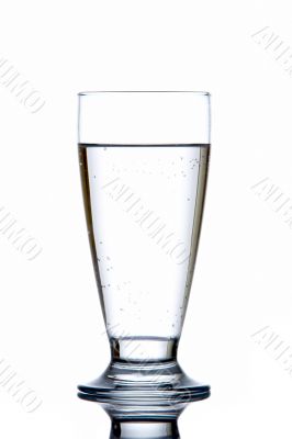Glass of fresh water