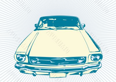 retro car