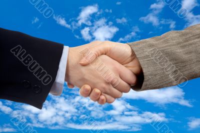 Business handshake