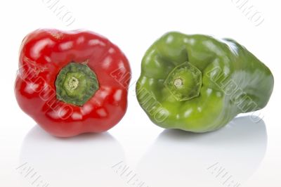 Red and green pepper