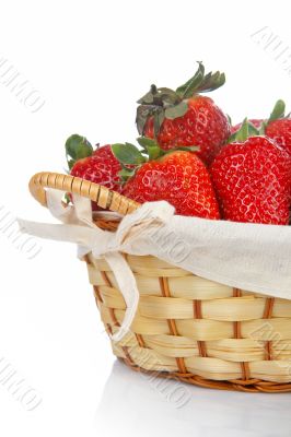 Basket of strawberries