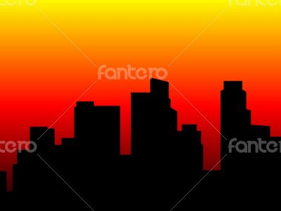 cityscape silhouette
