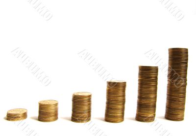 Coin piles