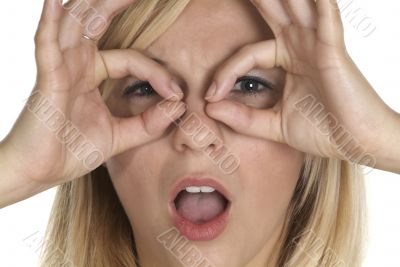 looking woman