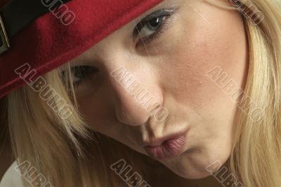 blond woman