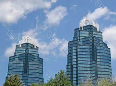 Two Blue Towers