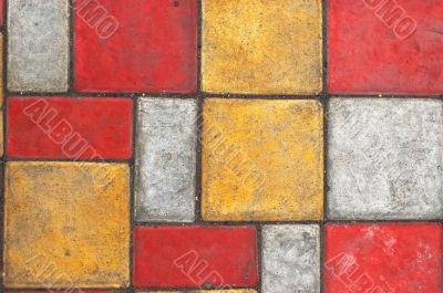 Colored paving slab texture #2