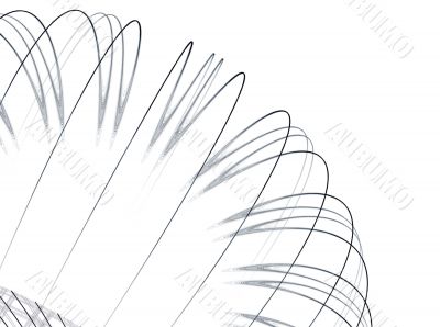 Bent Wire against White