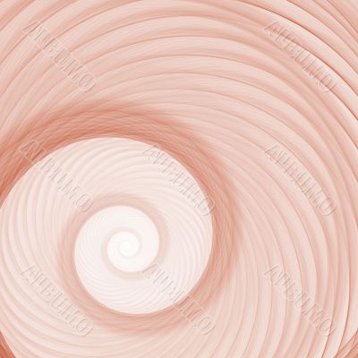 Spiraling Deep against White