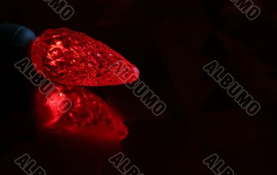 Red LED Christmas Light