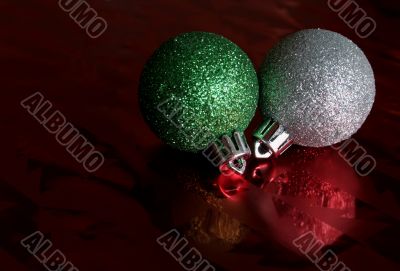 Two Sparkling Baubles