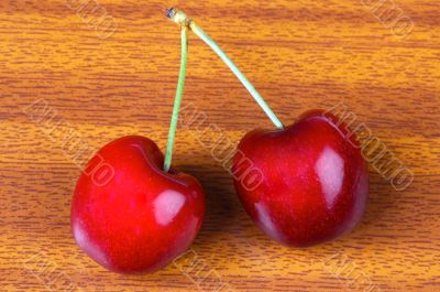 red cherries