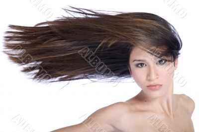 Beautiful portrait of a Vietnamese girl