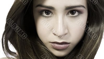Beautiful portrait of a Vietnamese girl