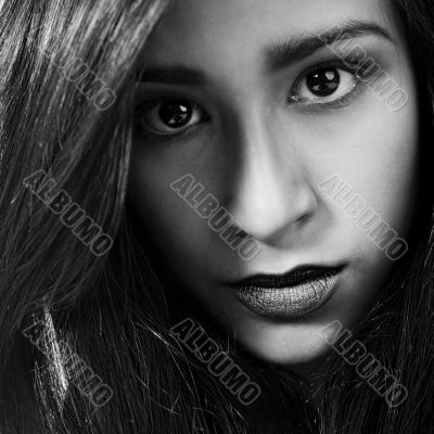 Beautiful portrait of a Vietnamese girl