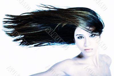 Beautiful portrait of a Vietnamese girl