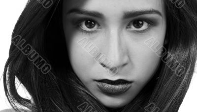 Beautiful portrait of a Vietnamese girl