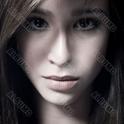 Beautiful portrait of a Vietnamese girl