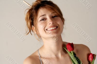 happy girl