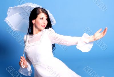 Happy bride