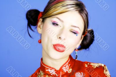  cheekily woman