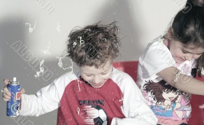 having fun