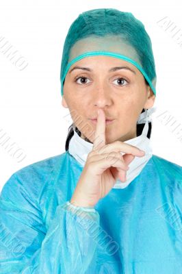 attractive lady doctor