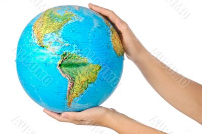 the world in the hands