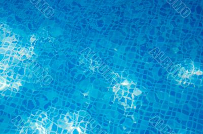 water of swimming pool