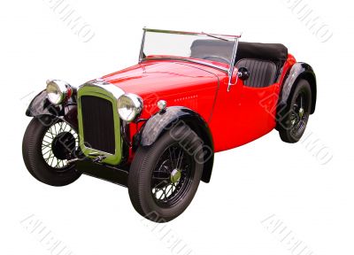Convertible Touring Car isolated