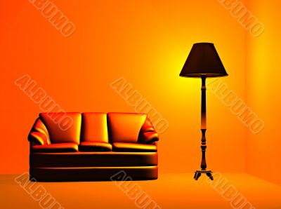 Orange room