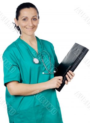 attractive lady doctor