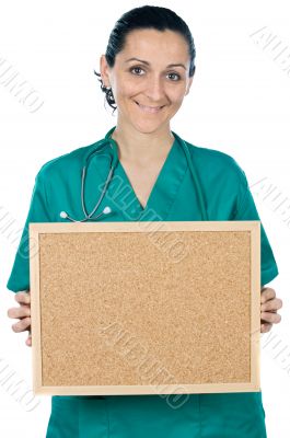 attractive lady doctor