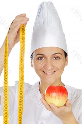 attractive woman happy cook