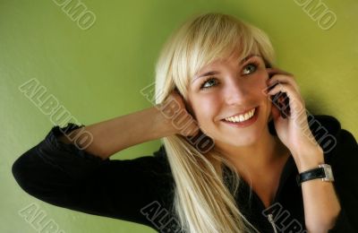 Girl with the phone