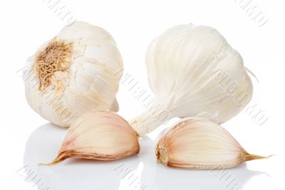 Garlics and cloves