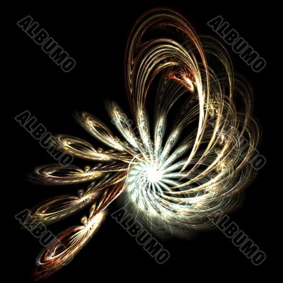 Fractal fireworks