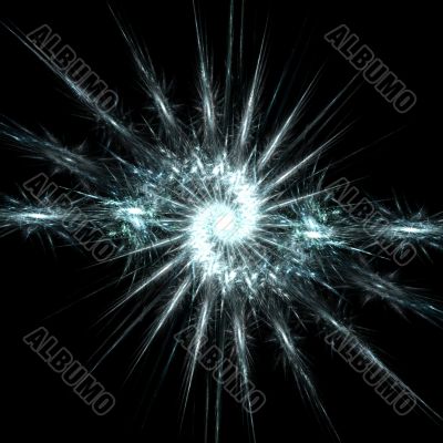 Fractal fireworks