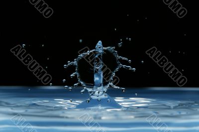 water explosion