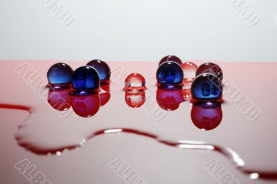 The glass balls