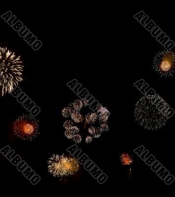 Fireworks background - 2